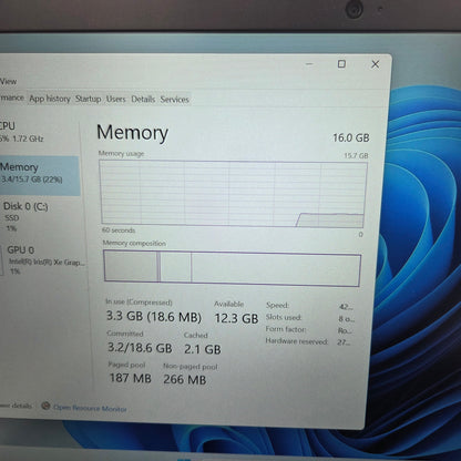 Dell Latitude 7320 13.3" i5-1135G7 2.4GHz 16GB RAM 512GB SSD