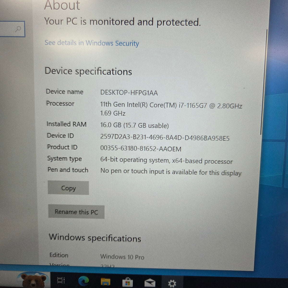 Dell Latitude 3420 14" i7-1165G7 2.8GHz 16GB RAM 256GB SSD