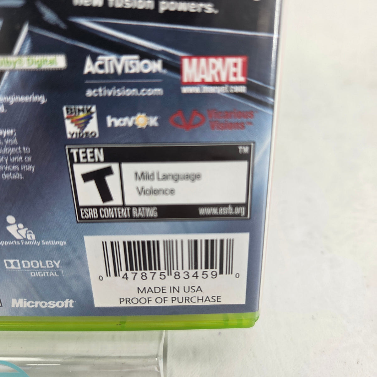 Marvel Ultimate Alliance 2 (Microsoft Xbox 360, 2009)