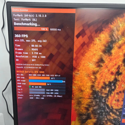 PNY GeForce RTX 5080 OC 16GB GDDR7 Graphics Card VCG508016TFXPB1-O