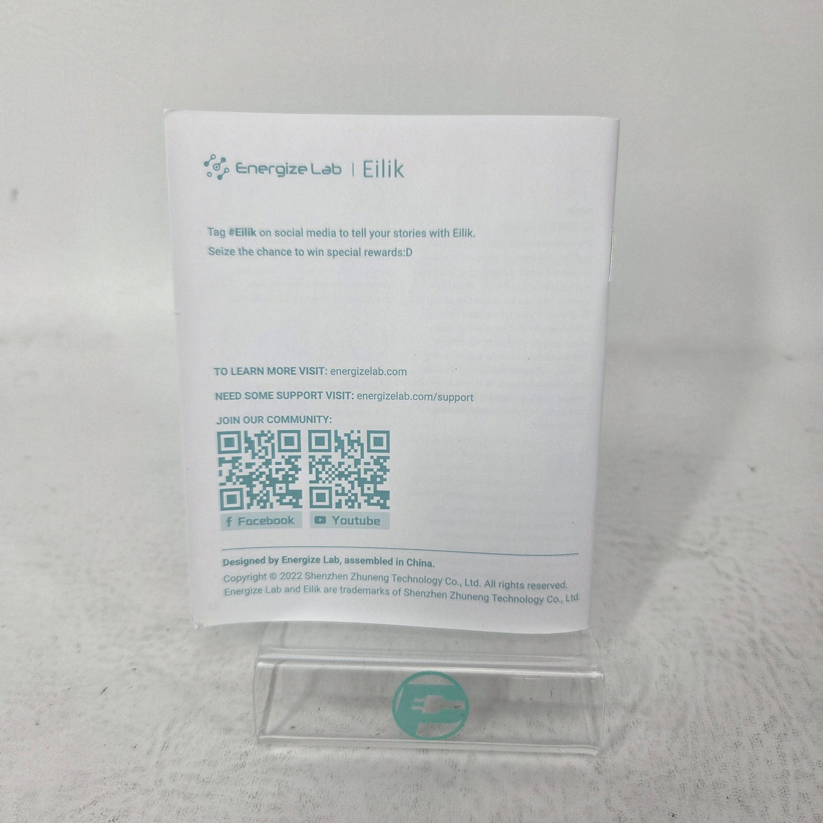 Energize Lab Eilik Desktop Companion Robot EILIK-BLUE