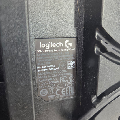 Logitech G920 Driving Force Racing Wheel & Pedals