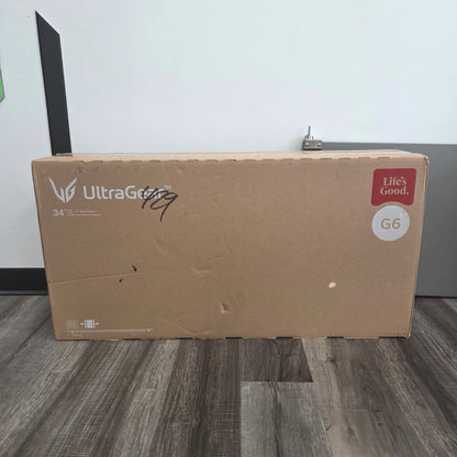 New LG 34" 34G600A-B 160Hz Curved Ultrawide VA 1440p LED Gaming Monitor 2025