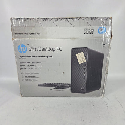 HP Slim Desktop S01-PF1013W Celeron G5900 3.40GHz 4GB RAM 1TB HDD