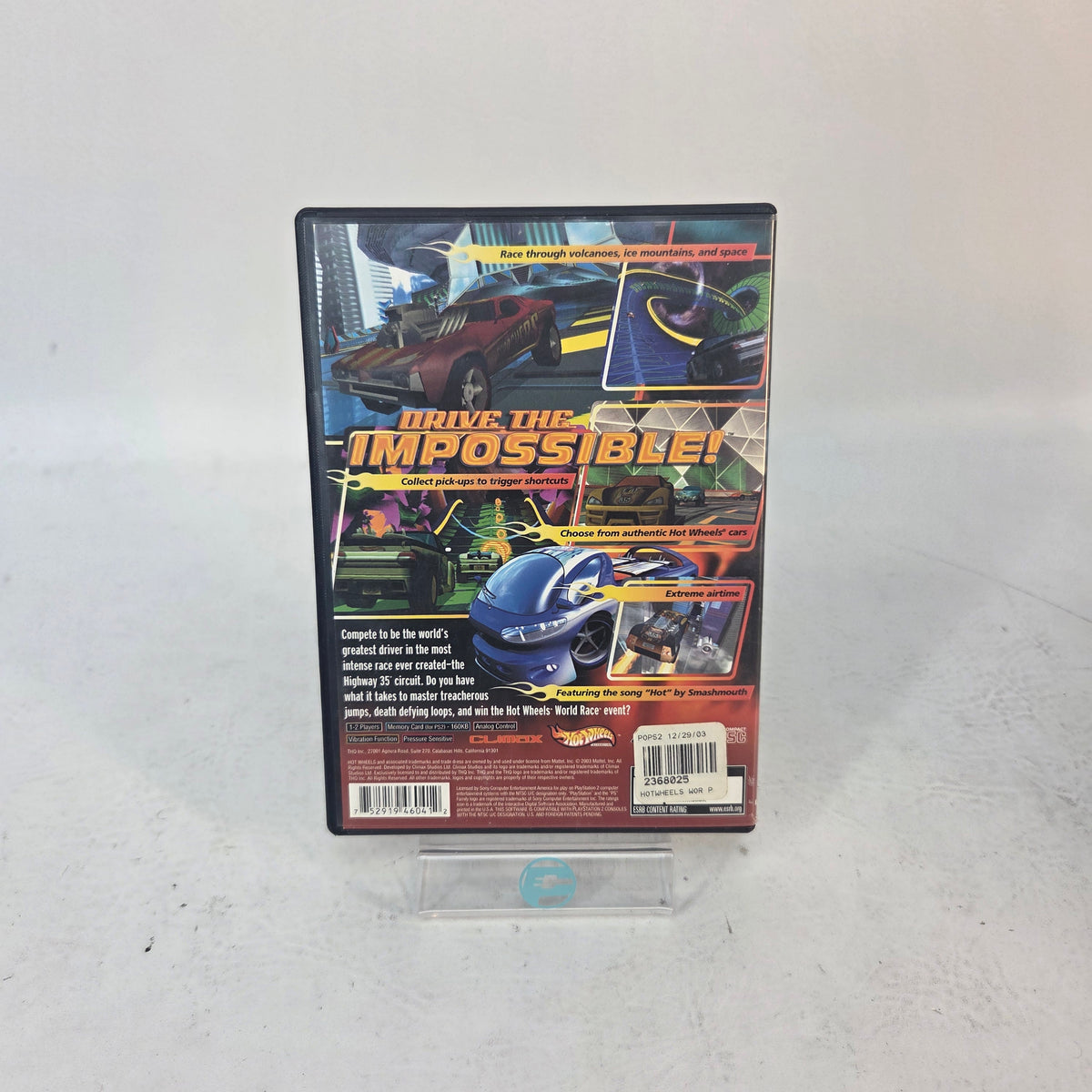 Hot Wheels World Race Sony PlayStation 2 PS2, 2003