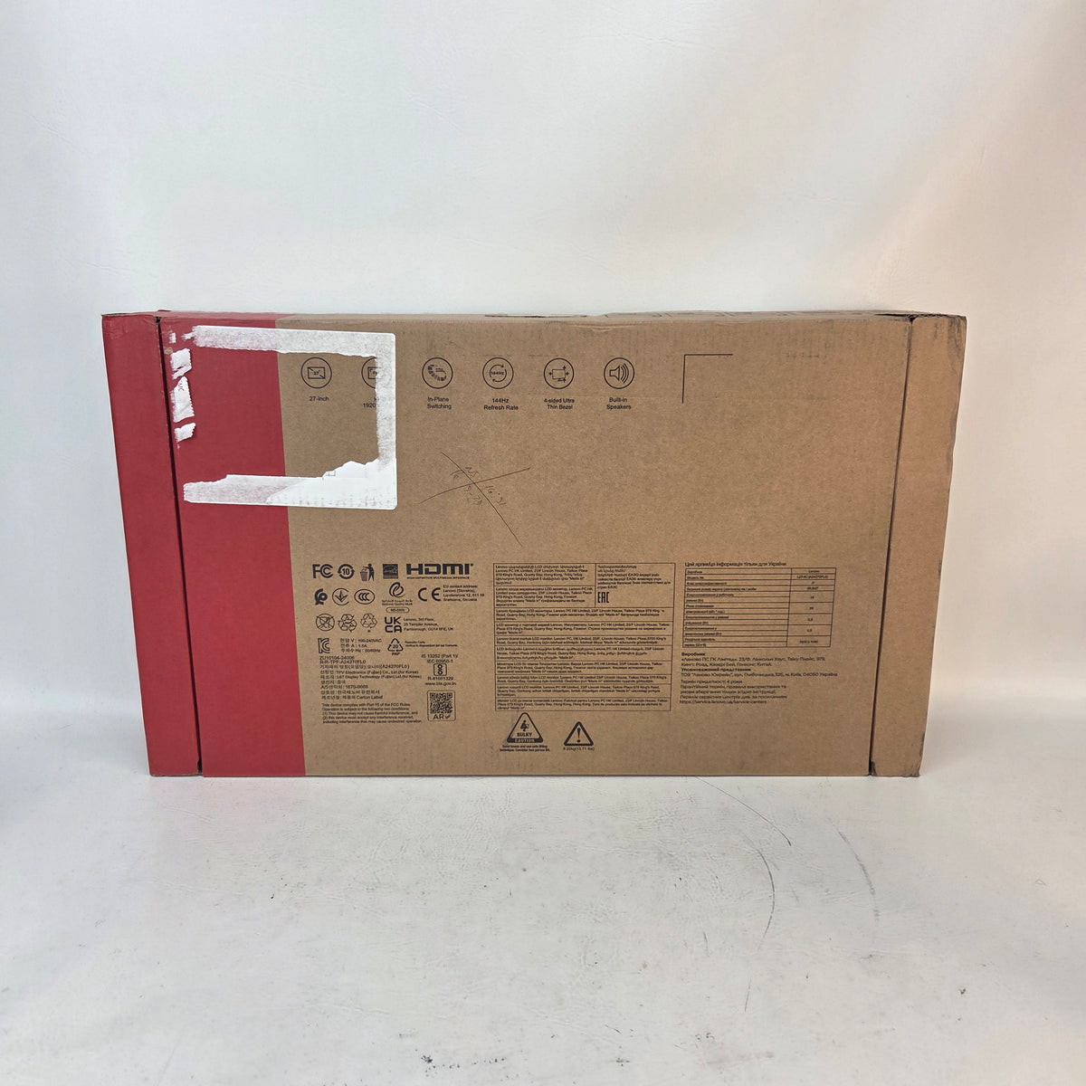 New Lenovo 27" A24270FL0 LED-backlit LCD Monitor IPS LCD Monitor