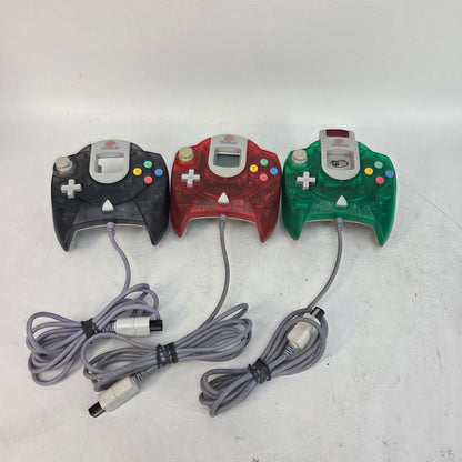 Lots Of 3 Sega Dreamcast Controller HKT-7700