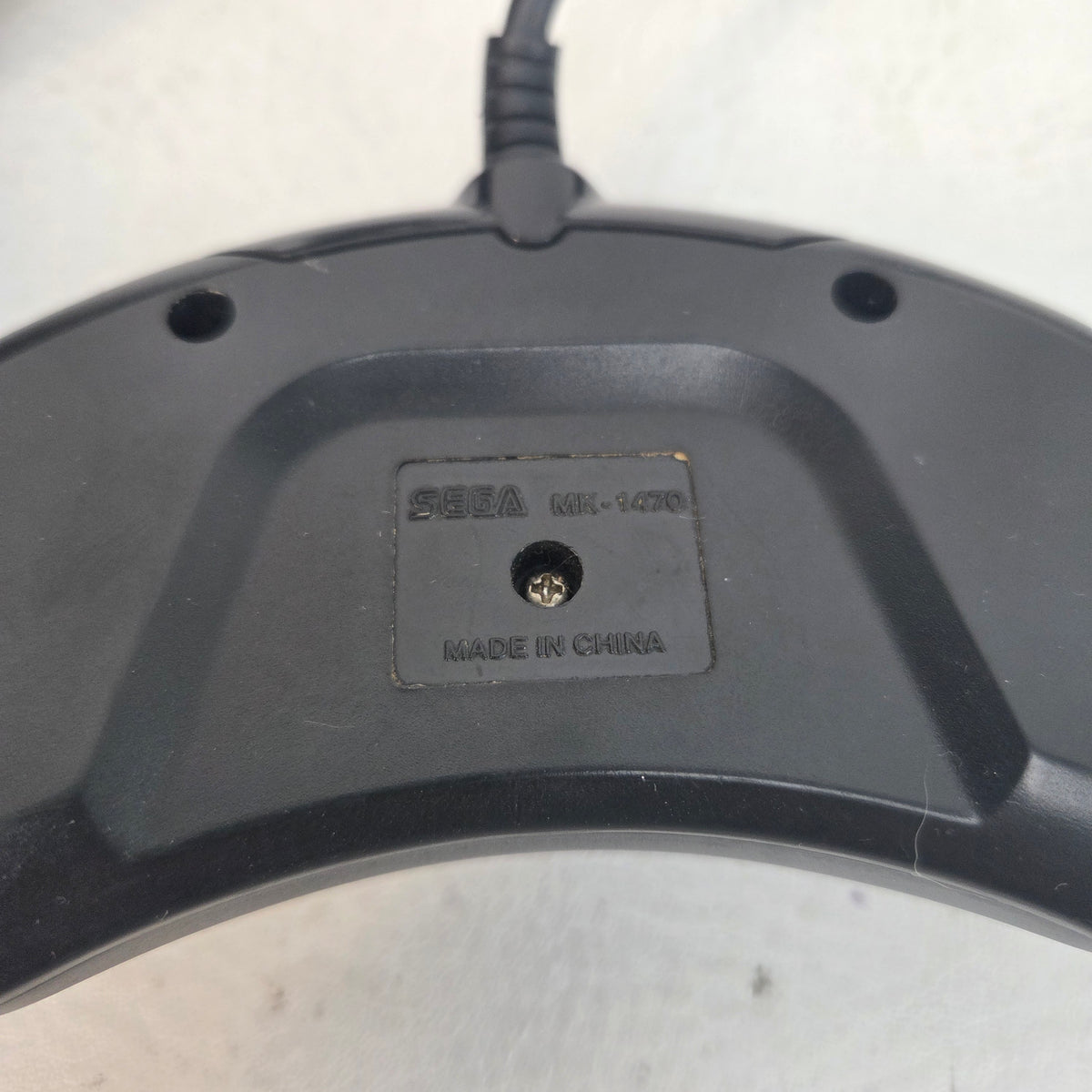 Lot of 2 Sega Saturn Genesis 6-Button Arcade Pads Black MK-80116 MK-1470