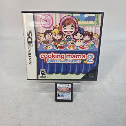Lot of 2 Nintendo DS Cooking Mama 2 Dinner With Friends & 3 Shop Chop Games
