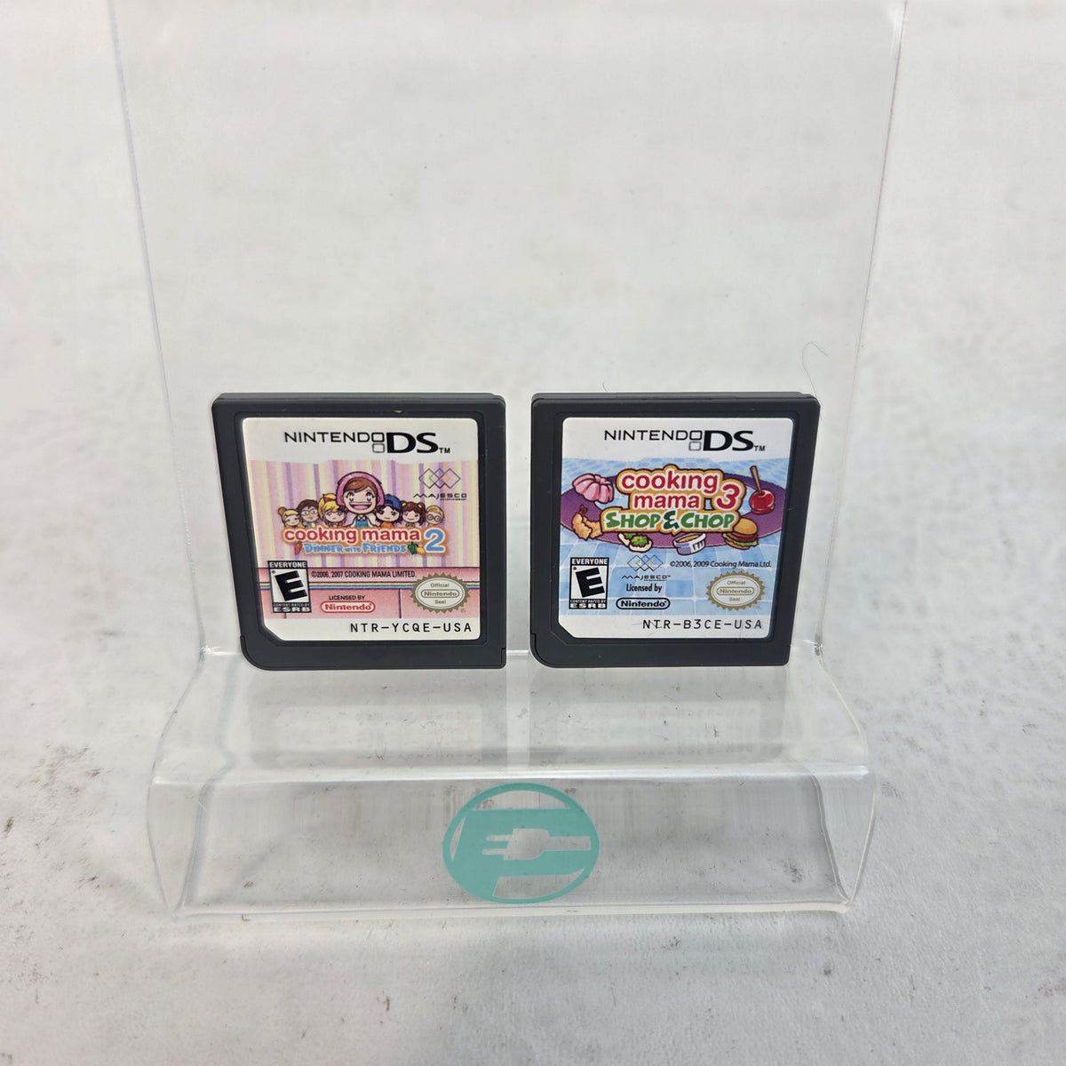 Lot of 2 Nintendo DS Cooking Mama 2 Dinner With Friends & 3 Shop Chop Games