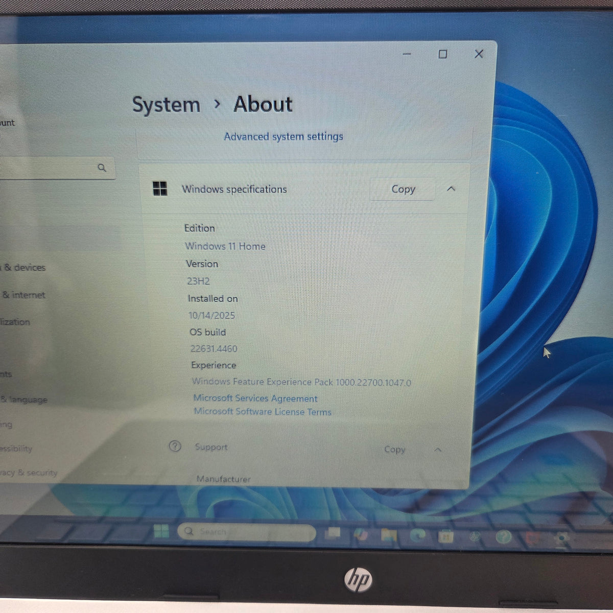 HP Laptop PBL65EQD Celeron N4120 1.10Ghz 8GB RAM 64GB SD