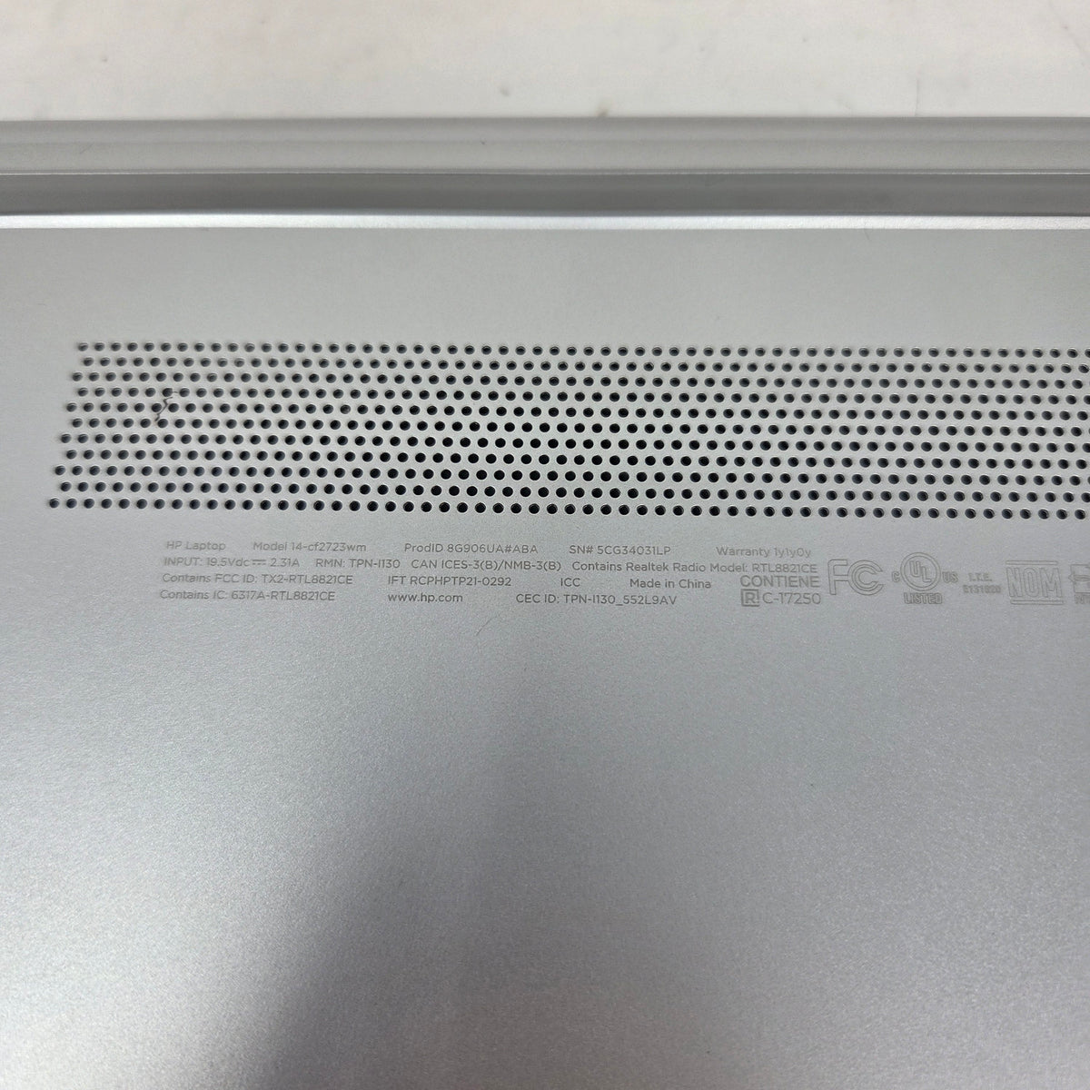 HP Laptop PBL65EQD Celeron N4120 1.10Ghz 8GB RAM 64GB SD
