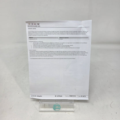 General Motors CCS to NACS adaptor Electric Vehicle Charging Adapter 86276618