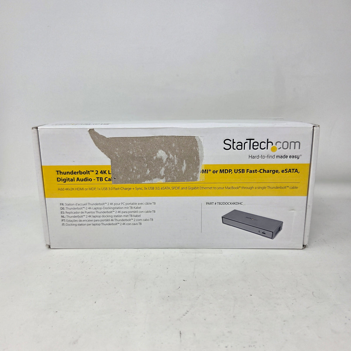 New StarTech.com ThinkPad Thunderbolt 3 USB-C Laptop Docking Station Gray