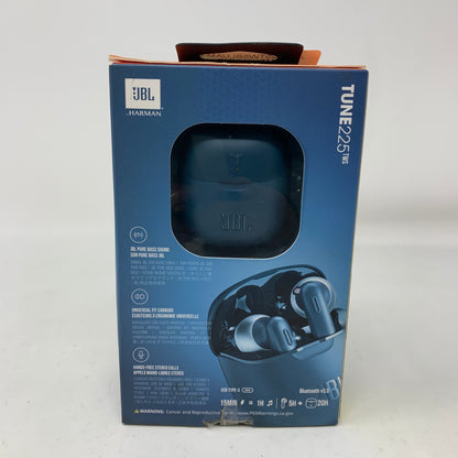 Broken JBL TUNE 225TWS In-Ear Wireless Ear Piece Blue