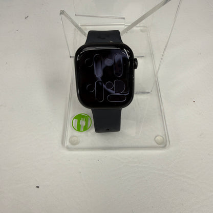 GPS Only Apple Watch Series 10 46MM Black Aluminum Black Sports Band MWWR3LW/A