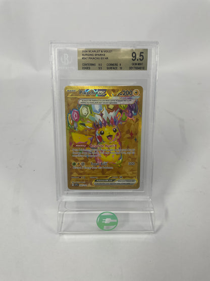 Pikachu EX #247 Gem Mint plus Pikachu Pokemon Card Lot