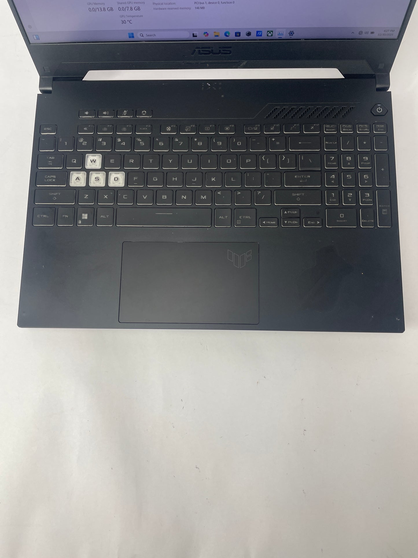 ASUS F15 GAMING FX507ZM-ES74 i7-12700H 2.3GHz 16GB RAM 1TB SSD GeForce RTX 3060