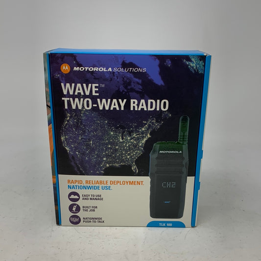 New Motorola Wave TLK 100 Two-Way Radio HK2112A