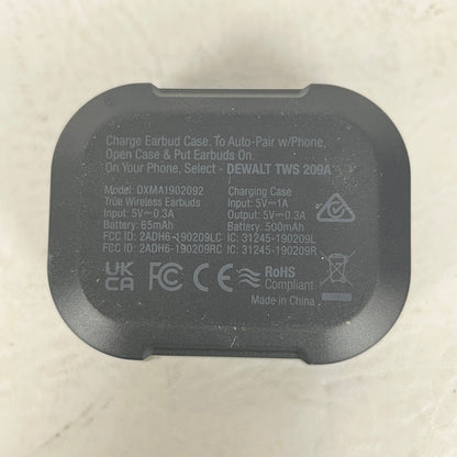 DeWalt DXMA1902097 Wireless Bluetooth Earbuds Yellow 190 2097 DW2