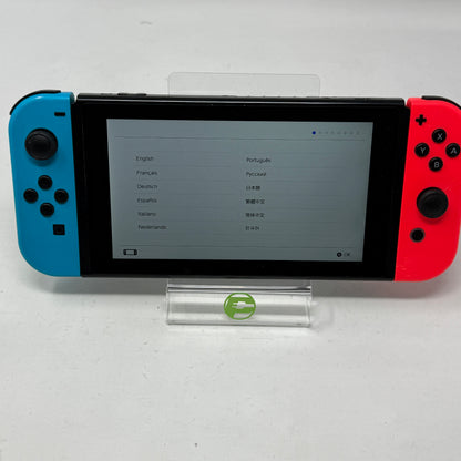 Nintendo Switch v2 Video Game Console HAC-001 (-01) Red/Blue