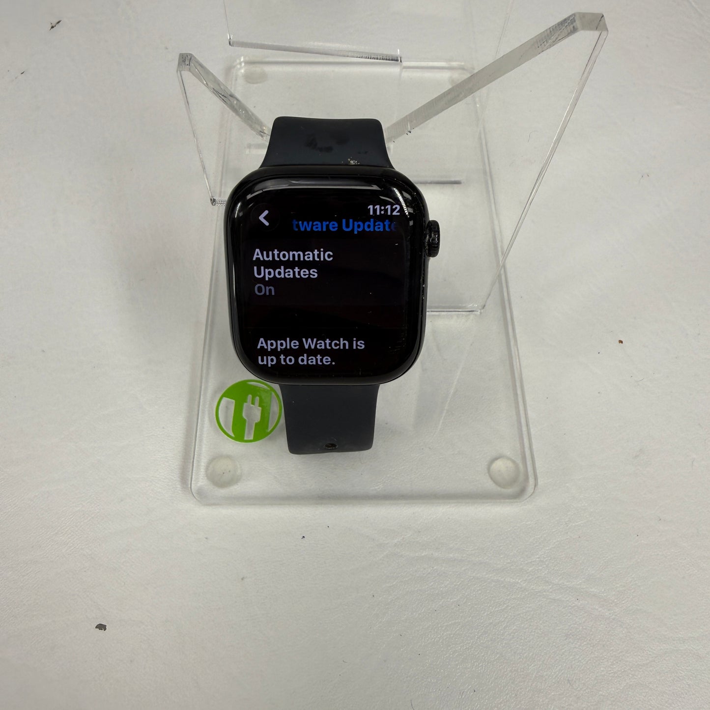 GPS Only Apple Watch Series 10 46MM Black Aluminum Black Sports Band MWWR3LW/A