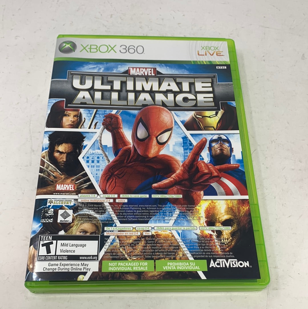 Lot of 6 Microsoft Xbox 360 Games: Legendary Forza 2, Marvel Ultimate Alliance, Dead Space, Call Of Duty Black Ops, BioShock