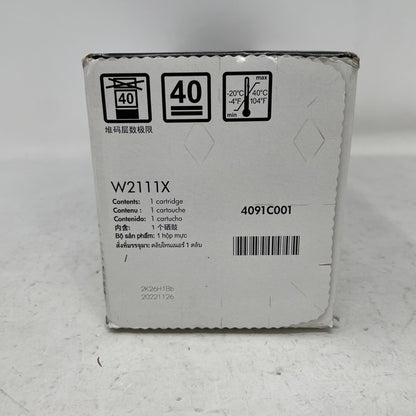 New HP LaserJet 206X Cyan Toner Cartridge W2111X