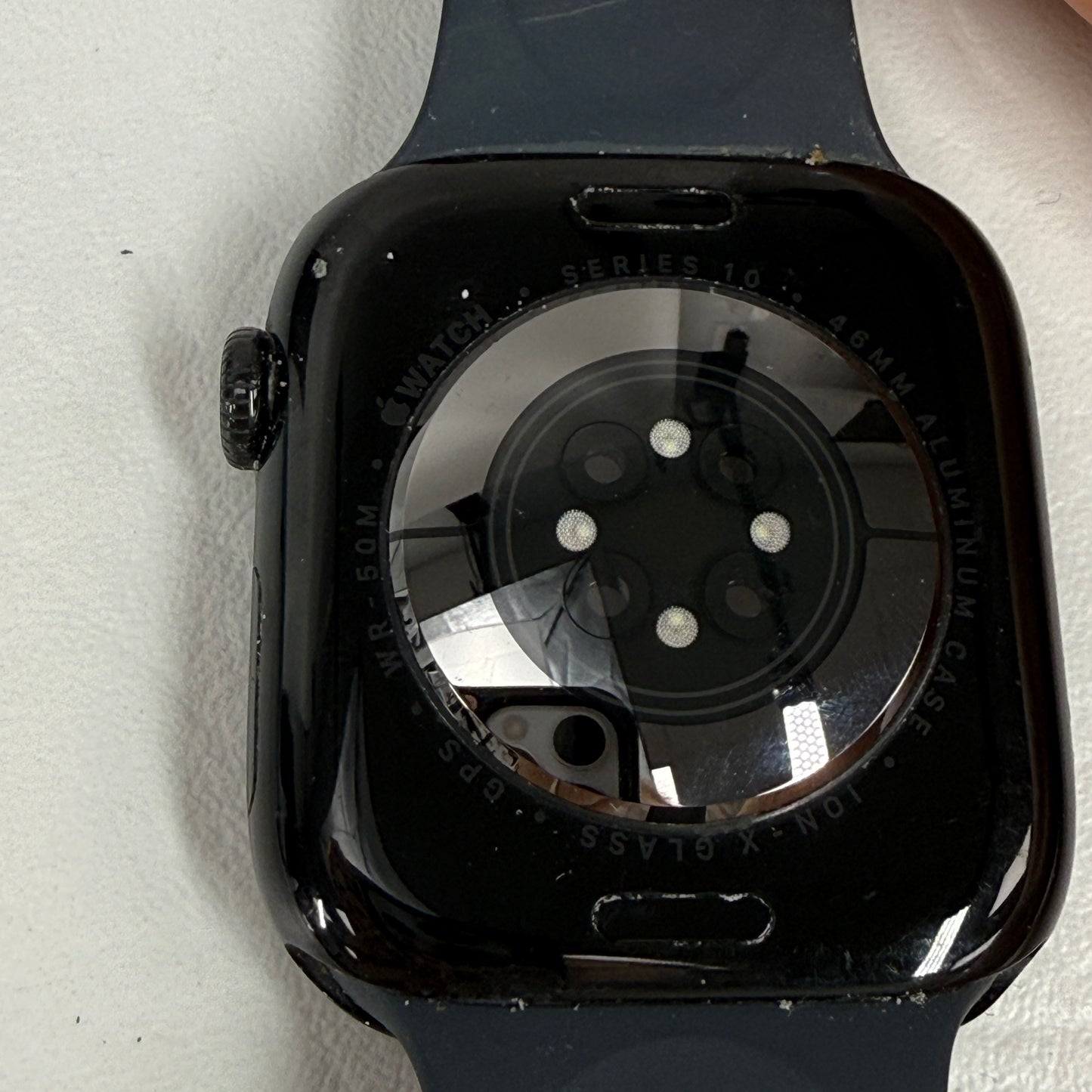GPS Only Apple Watch Series 10 46MM Black Aluminum Black Sports Band MWWR3LW/A