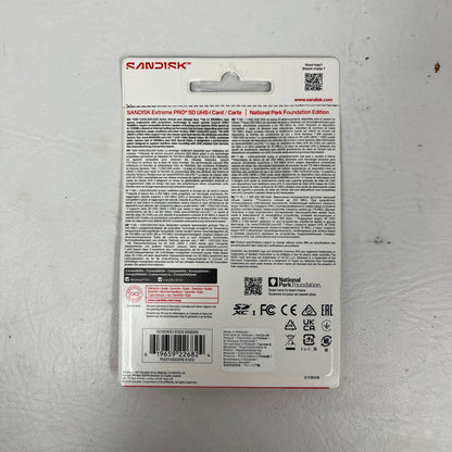 SANDISK Extreme PRO SDXC UHS-I Memory Card: National Park Foundation 512GB