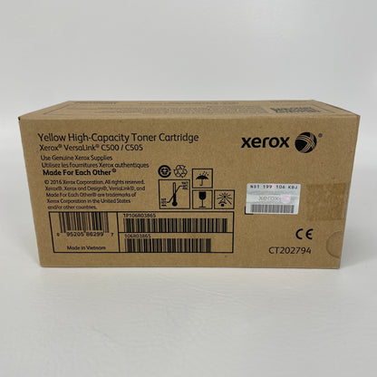 New Xerox VersaLink C500/C505 106R03869 - CT202794 Yellow