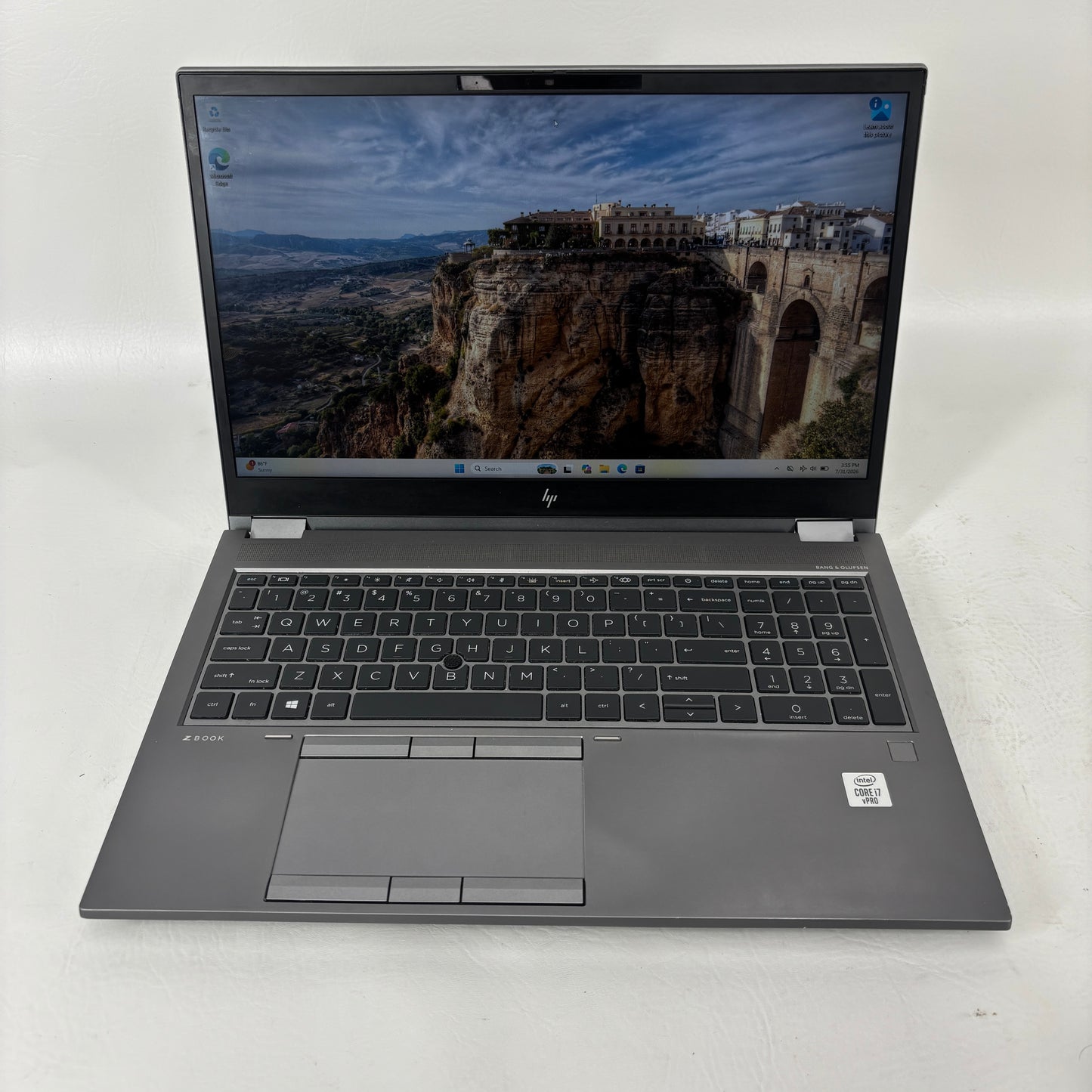 HP ZBook Fury 15 G7 Mobile Workstation 15.6" i7-10850H 2.7GHz 64GB RAM 1TB SSD Quadro T1000