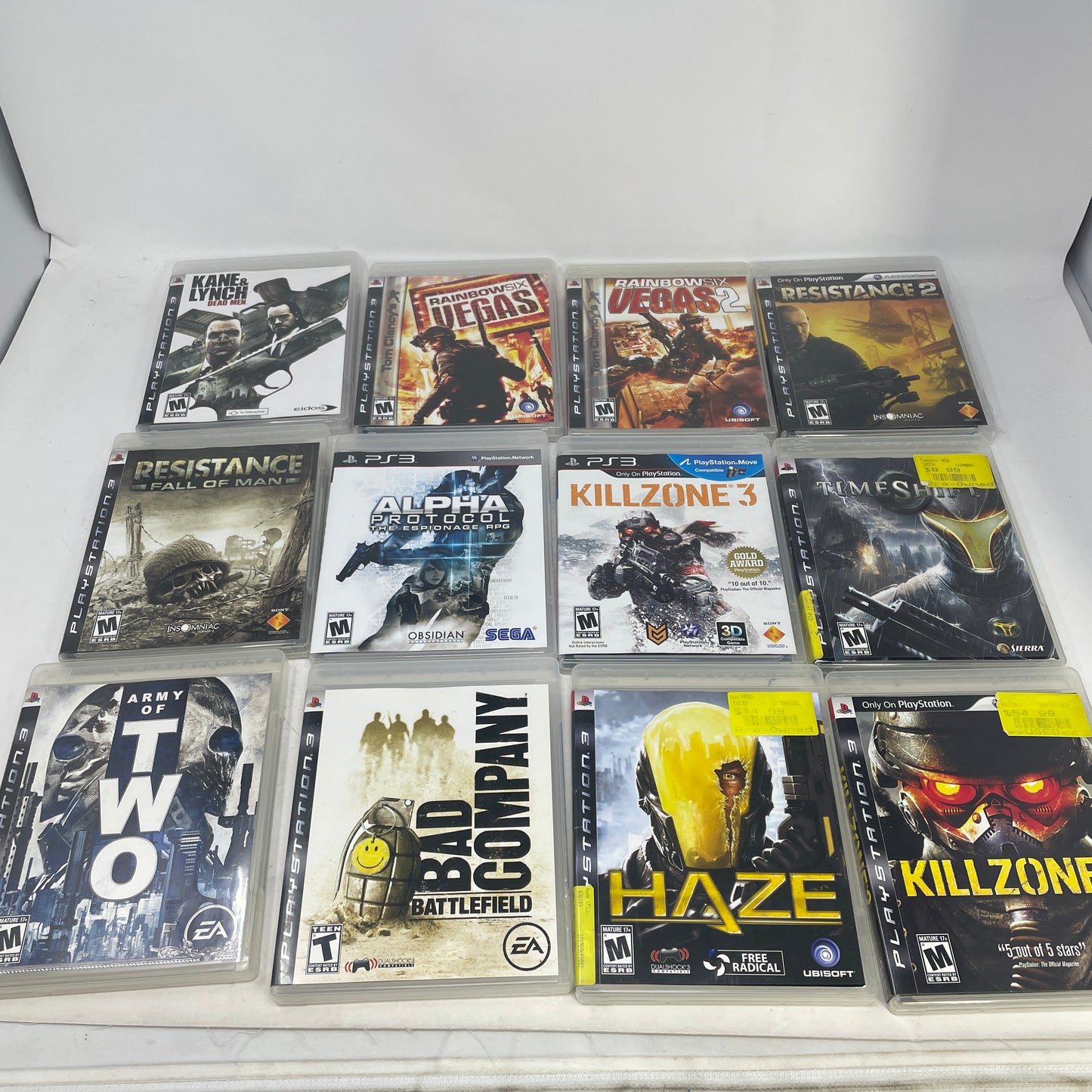 Lot of 10 Sony FPS PlayStation 3 PS3 Games