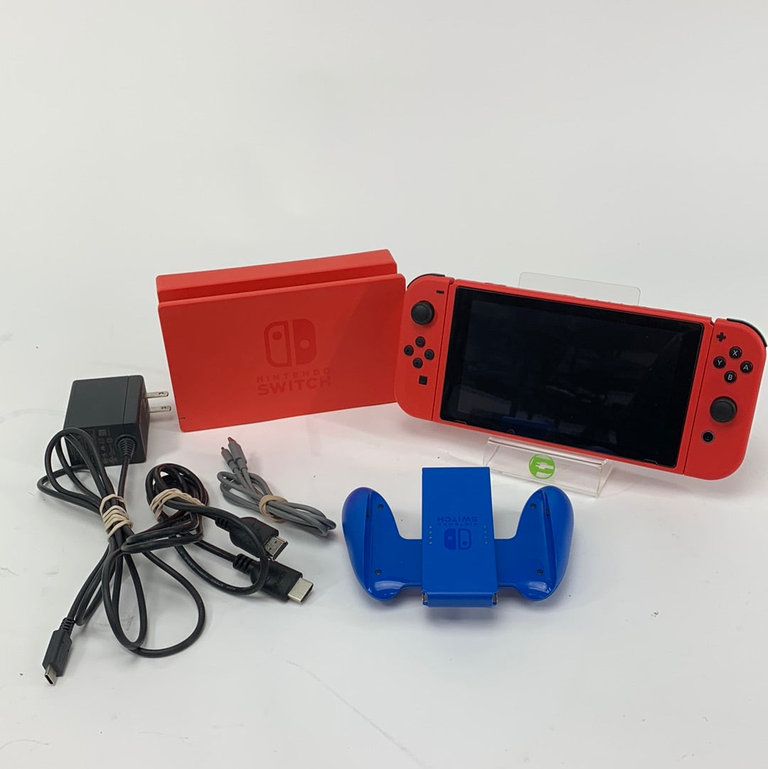 Nintendo Switch v2 Video Game Console HADSRAAAF Mario Red Edition ...