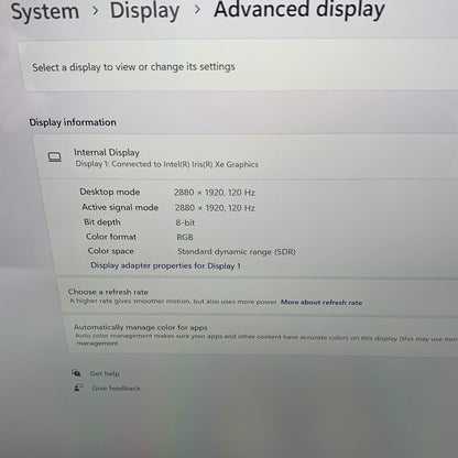 Microsoft Surface Pro 9 2038 13" i5-1235U 2.5GHz 8GB RAM 256GB SSD