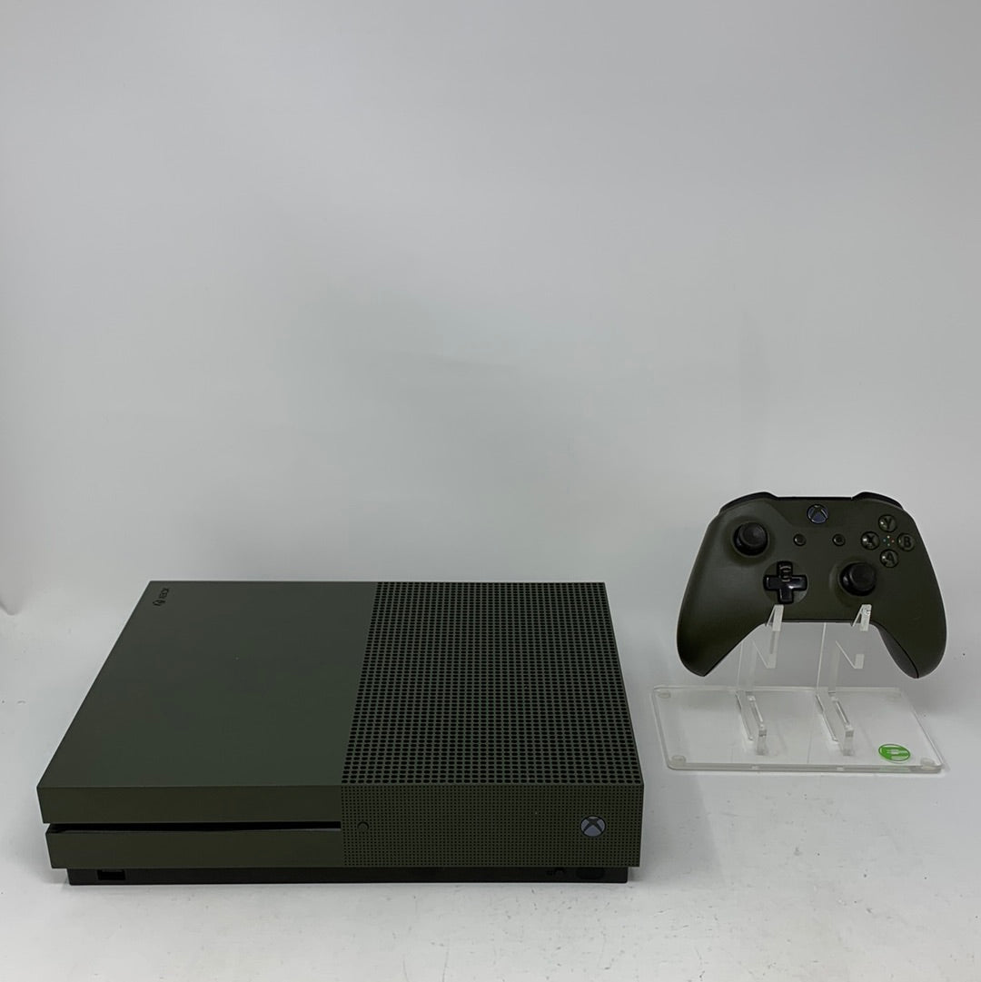 Microsoft Xbox One S 1TB Console Gaming System Military Green 1681