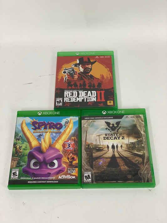 Lot of 3 Microsoft Xbox One Games