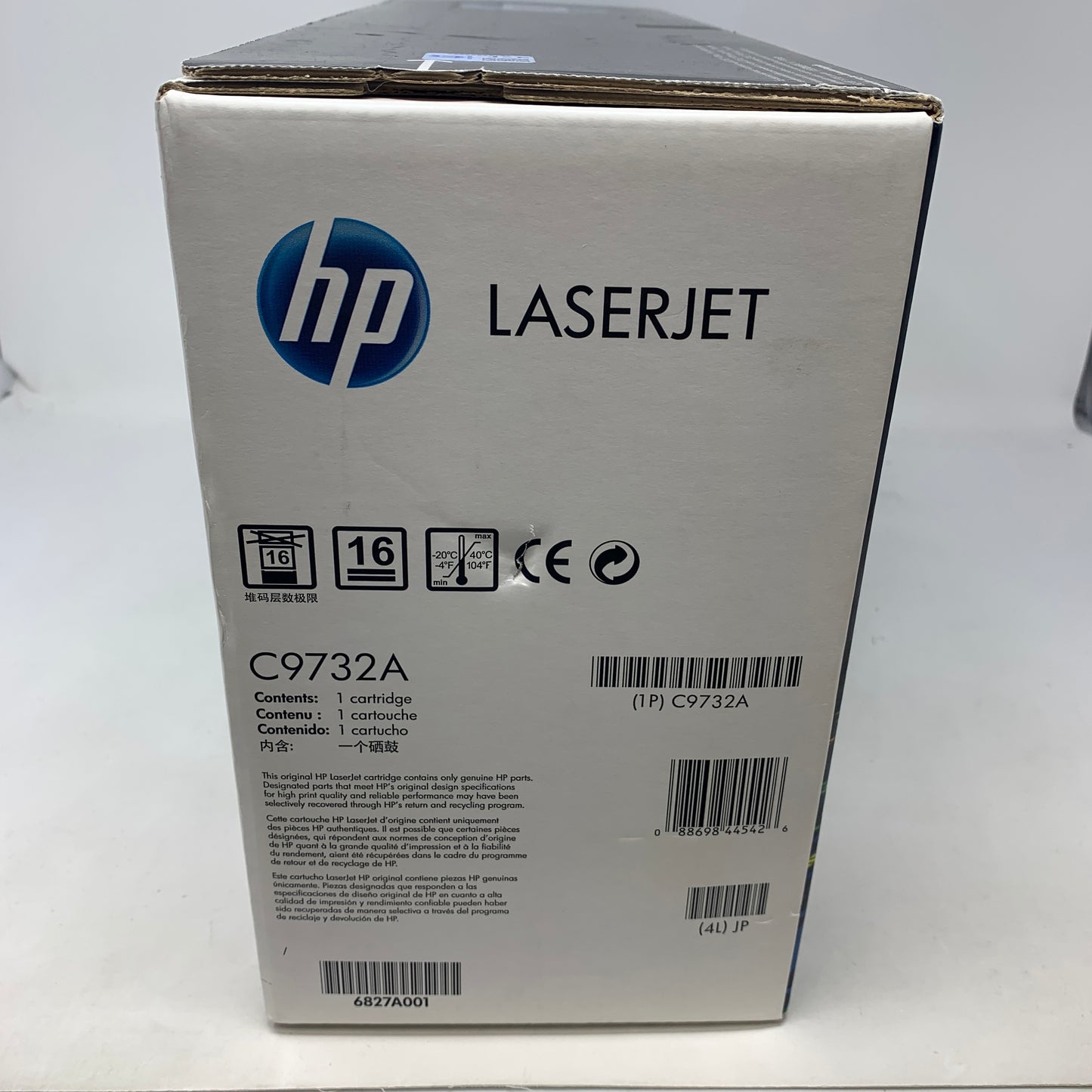New HP Laserjet C9732A 6827A001 Yellow Toner Cartridge