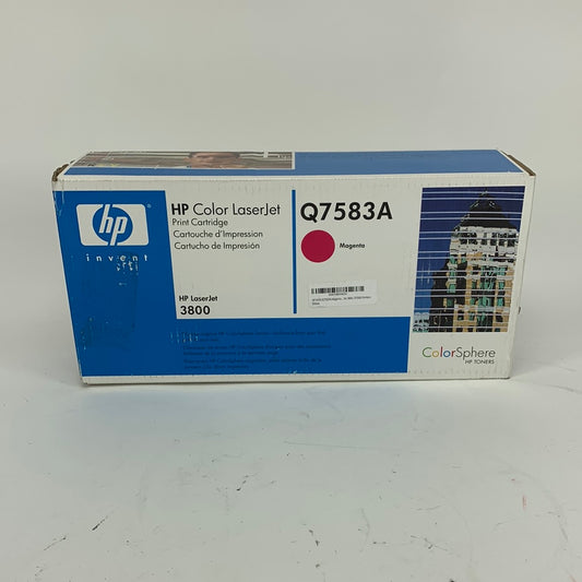 New HP Color LaserJet Q7583A Magenta Ink Cartridge 3800
