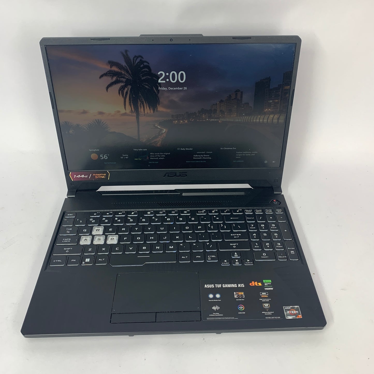 Asus TUF A15 G834 18" Ryzen 7 7435HS 3.1GHz 8GB RAM 512GB SSD GeForce RTX 3050