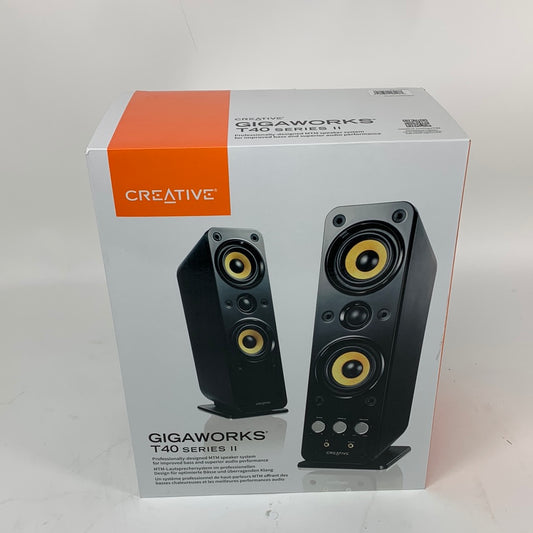 New Creative GIGAWORKS T40 Series II MTM Speaker System Black