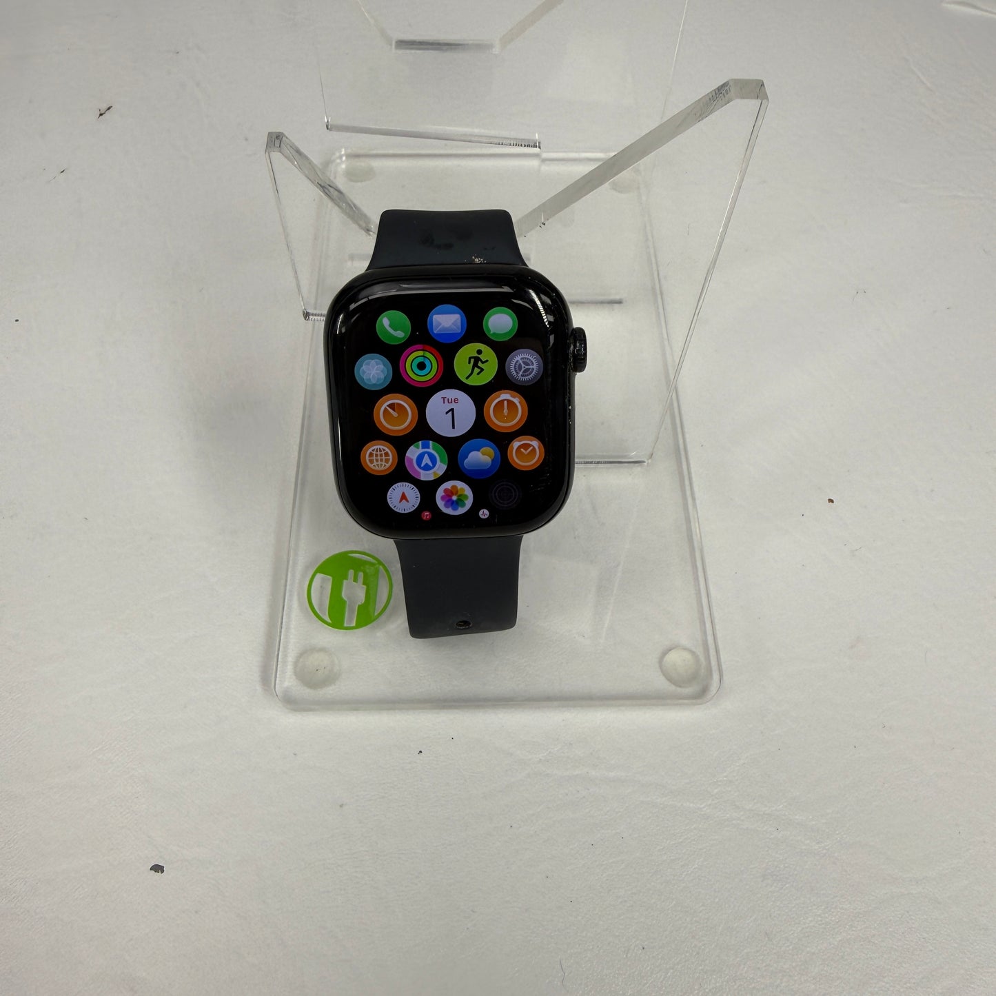 GPS Only Apple Watch Series 10 46MM Black Aluminum Black Sports Band MWWR3LW/A