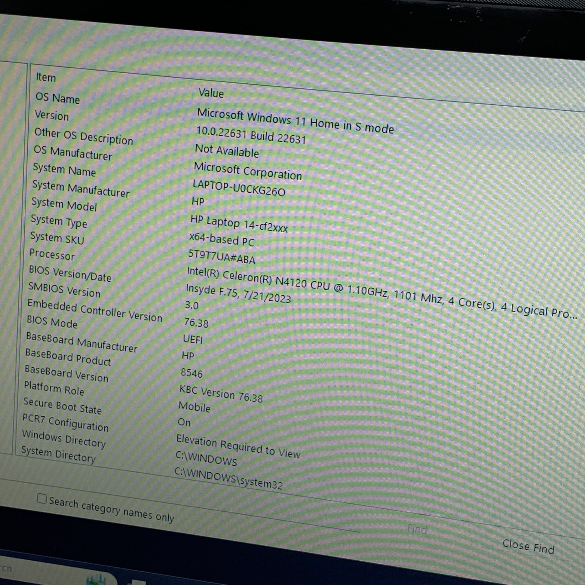 HP Laptop 14-CF2112WM 14" Celeron N4120 1.1GHz 4GB RAM 64GB 64GB