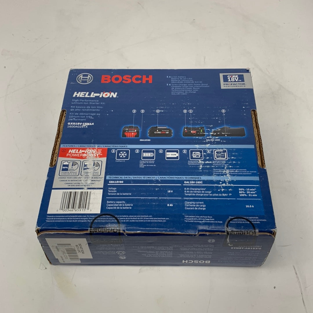 New Bosch GXS18V-16N14 18V Battery Charger