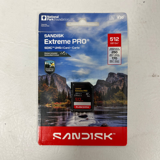 SANDISK Extreme PRO SDXC UHS-I Memory Card: National Park Foundation 512GB