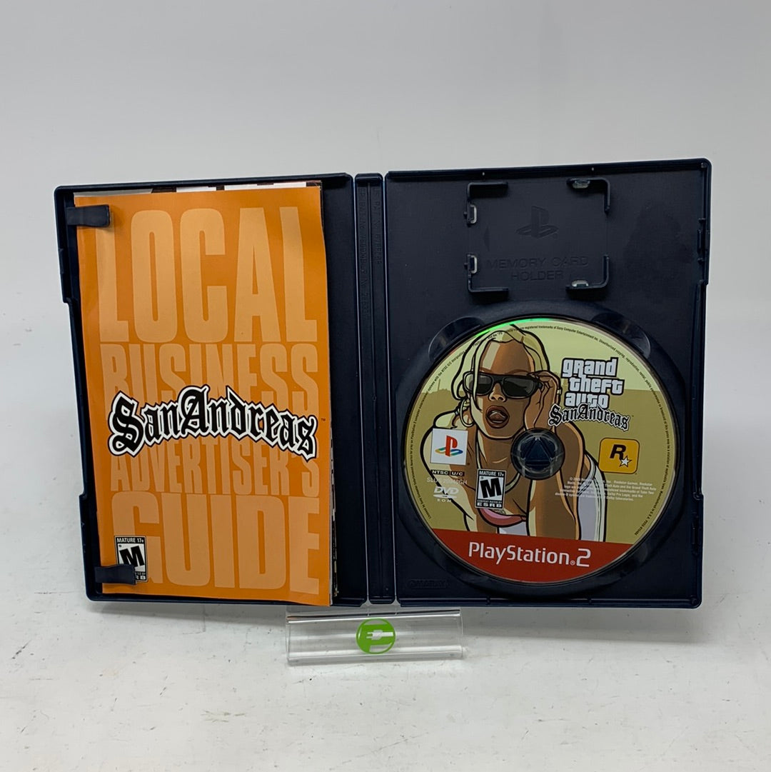 Grand Theft Auto San Andreas  (Sony PlayStation 2 PS2,  2004)