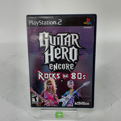 Guitar Hero Encore Rocks the 80's  (Sony PlayStation 2 PS2,  2007)