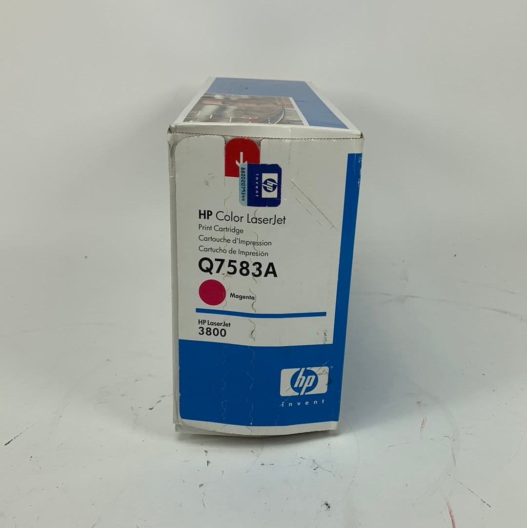 New HP Color LaserJet Q7583A Magenta Ink Cartridge 3800