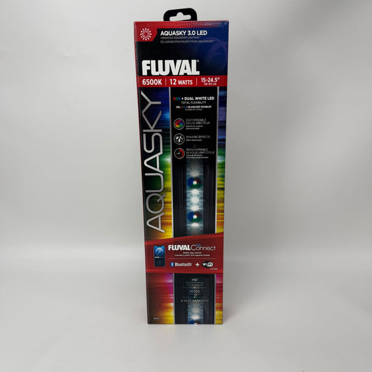 New Fluval 16640 6500K 3.0 LED 12W 15-24" Aquarium Light Bluetooth