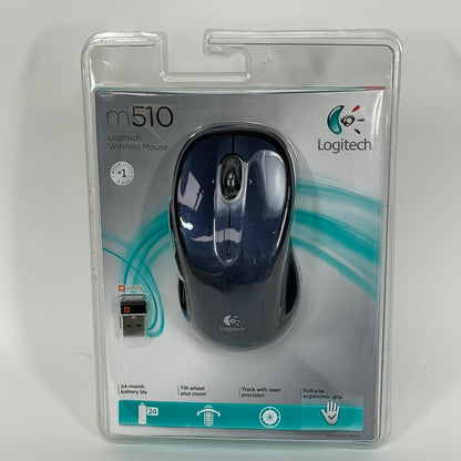 New Logitech m510 Wireless Mouse 910-002533